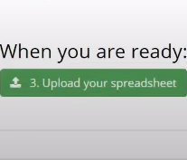 Click 'Upload your spreadsheet'